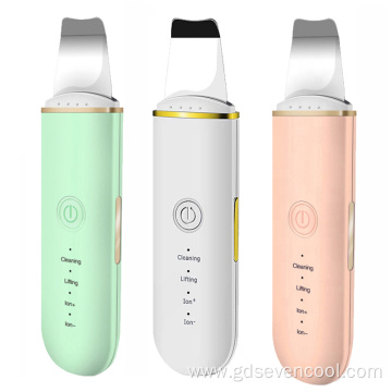 Portable Private Logo Facial Ultrasonic Skin Scrubber